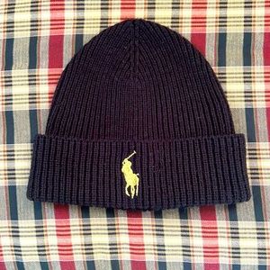 Black Polo Beanie